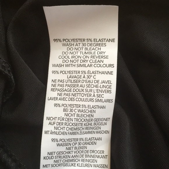 Nasty Gal Ruffle Mini Dress Black Slinky Ties New - Picture 13 of 16